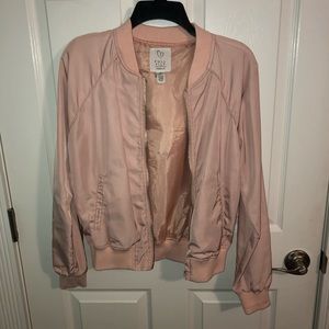 Pink bomber jacket